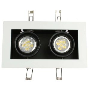 โคมไฟดาวน์ไลท์2ช่อง ปรับทิศทางได้ WL-OY102-AL-WH - Image 4
