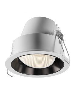 โคมไฟดาวน์ไลท์ LED ในตัว ปรับหน้าได้ reflex สีเงิน/สีดำ รุ่น HL-TH308-WB/DB-6W-3000K