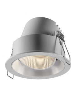 โคมไฟดาวน์ไลท์ LED ในตัว ปรับหน้าได้ reflex สีเงิน/สีดำ รุ่น HL-TH308-WB/DB-6W-3000K