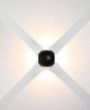 โคมไฟติดผนังภายนอก ส่อง4ทาง LED 12W รุ่น WL-B30-4-12W - Image 4