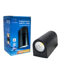 โคมไฟติดผนังภายนอก LED 10W รุ่น WL-B11-2-10W-BK