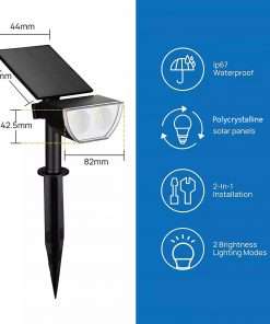 Spike Solar Lamp โคมไฟปักดินโซล่าเซลล์ รุ่น WL-ST-035SP แสงวอร์ม 3000K