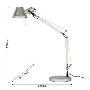 โคมไฟตั้งโต๊ะ สีเงิน/สีทอง ขั้ว E27 รุ่น WL-C4851-1CH/KG - Image 5