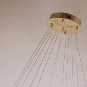 โคมไฟช่อ โคมไฟระย้า LED 70W แสงวอร์ม รุ่น WL-C1930-1000K77-KG - Image 3