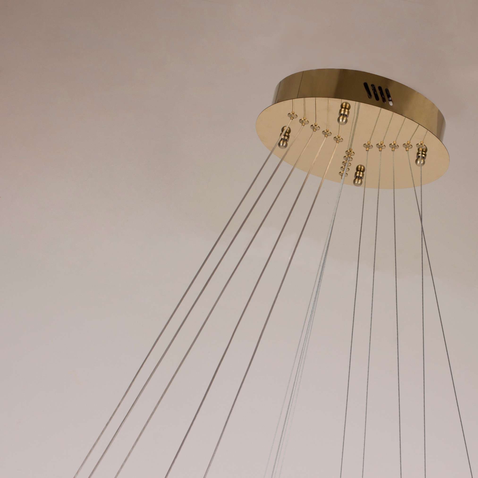 โคมไฟช่อ โคมไฟระย้า LED 70W แสงวอร์ม รุ่น WL-C1930-1000K77-KG - Image 3