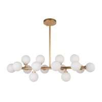 โคมไฟช่อแก้วสไตล์ Nordic สีทอง ขั้วG9 รุ่น WL-C1923-16C-P146