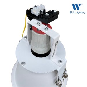โคมไฟ ดาวน์ไลท์ ขั้วE27 ขอบบาง สีขาว WL-J5002-AL-WH - Image 3