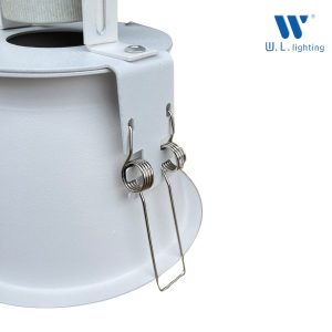 โคมไฟ ดาวน์ไลท์ ขั้วE27 ขอบบาง สีขาว WL-J5002-AL-WH - Image 4