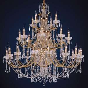โคมไฟช่อคริสตัล Chandelier รุ่น WL-61385-16+8+4+3+3K58