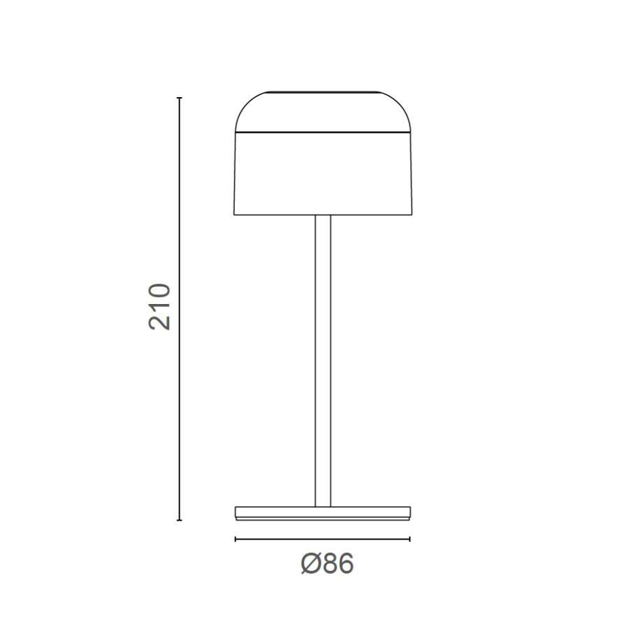 โคมไฟไร้สาย Rechargeable รุ่น WL-MU003-BK - Image 2