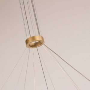 โคมไฟช่อโมเดริน์ วง LED 183W แสงวอร์ม รุ่น WL-C1926-1200P146 - Image 3
