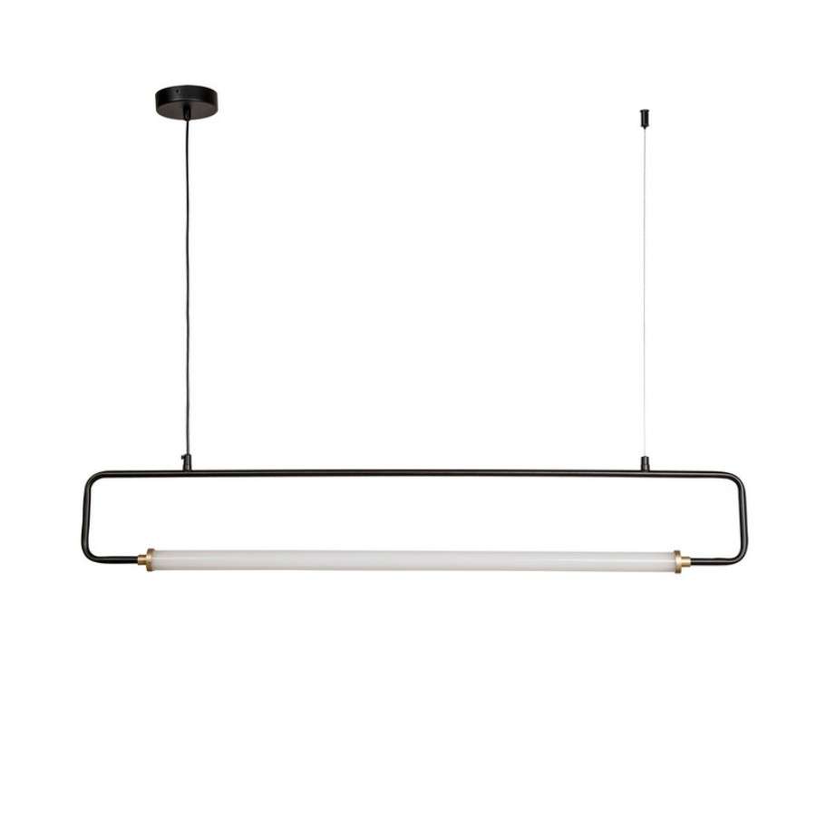 โคมไฟห้อยเดิร์น LED 30W แสงวอร์ม รุ่น WL-C1919-1000P-BK