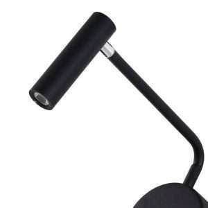 โคมไฟกิ่ง โคมไฟติดผนัง ภายในปรับมุมได้ สีดำ รุ่นWL-C3885-1P-165BK