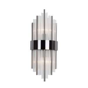 โคมไฟกิ่งติดผนังภายใน Modern Luxury wall lamp รุ่น WL-C1967-180BK E14x2