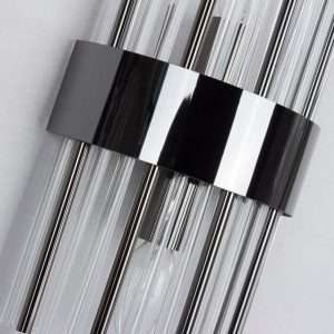 โคมไฟกิ่งติดผนังภายใน Modern Luxury wall lamp รุ่น WL-C1967-180BK E14x2 - Image 3