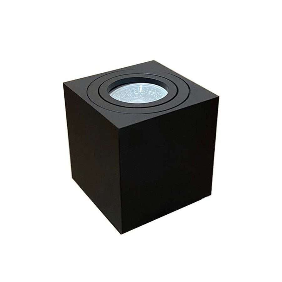 โคมไฟดาวน์ไลท์ติดลอย Surface Mounted Downlight ขั้ว GU10 รุ่น WL-672-BK - Image 2