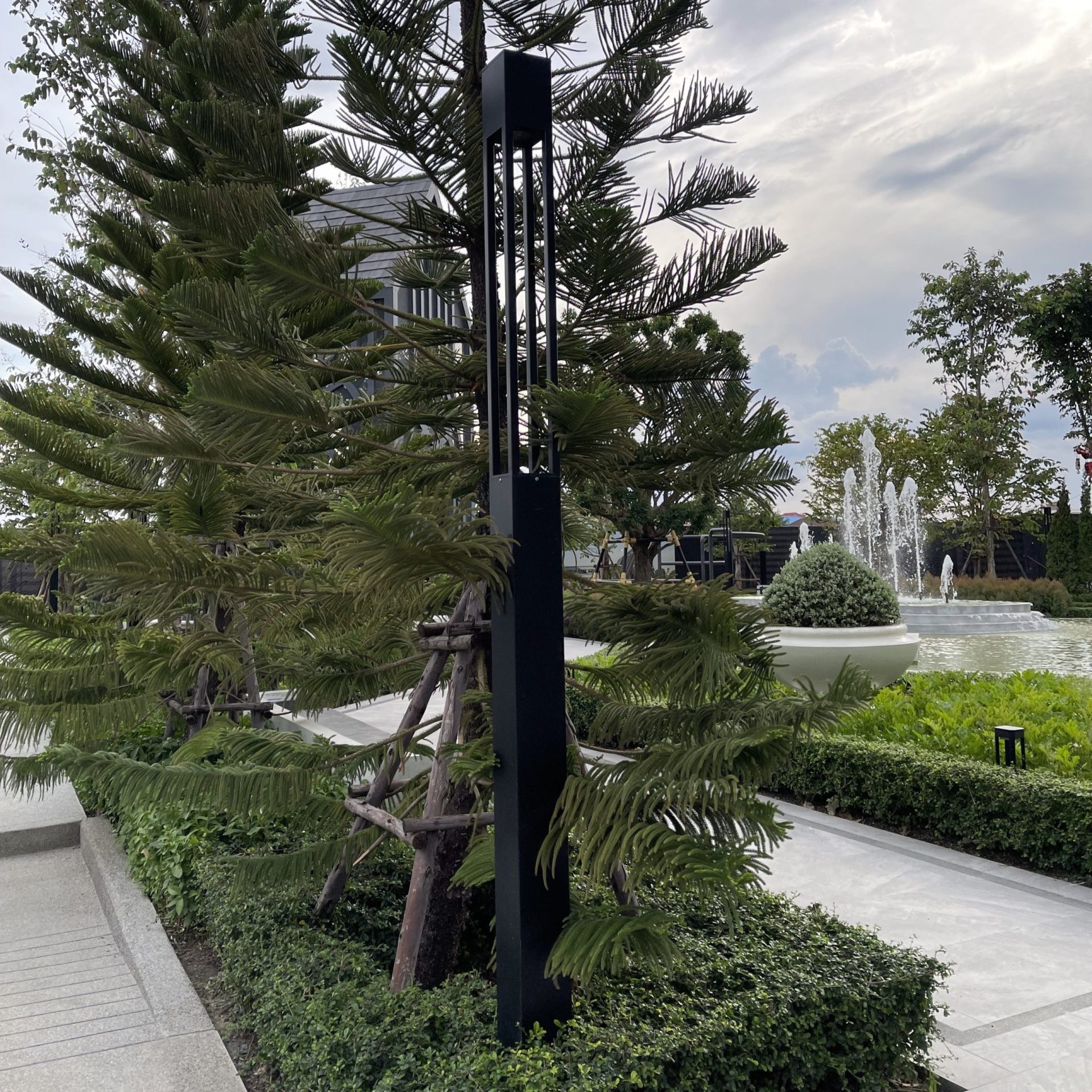 โคมไฟเสาสนามอลูมิเนียมใช้สำหรับภายนอกสูง 3 เมตร WL-F2002-3M - Image 3