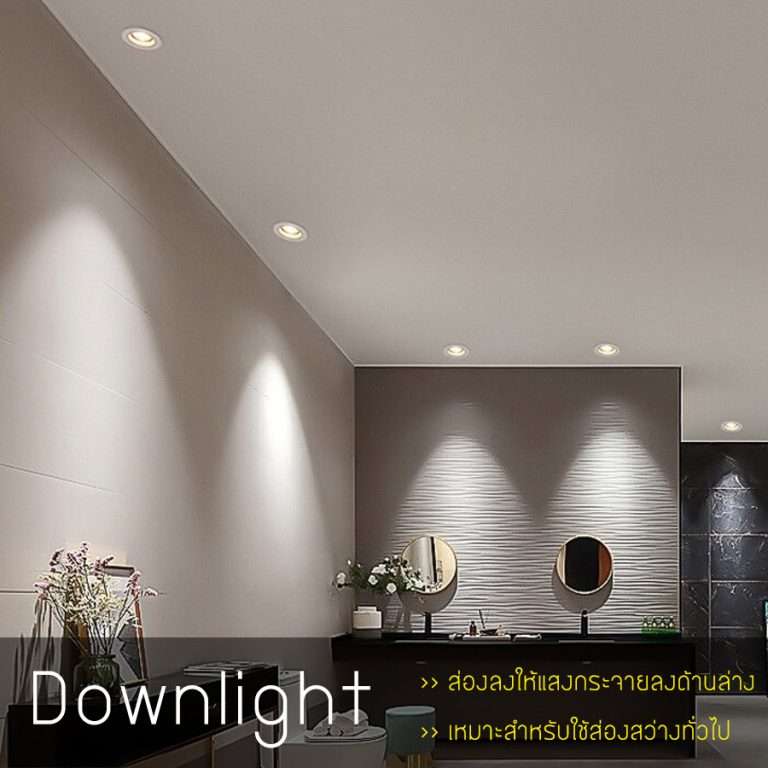 Read more about the article ดาวน์ไลท์ ตัวเลือกที่สมบูรณ์แบบสำหรับการเพิ่มความสว่างให้พื้นที่ของคุณ
