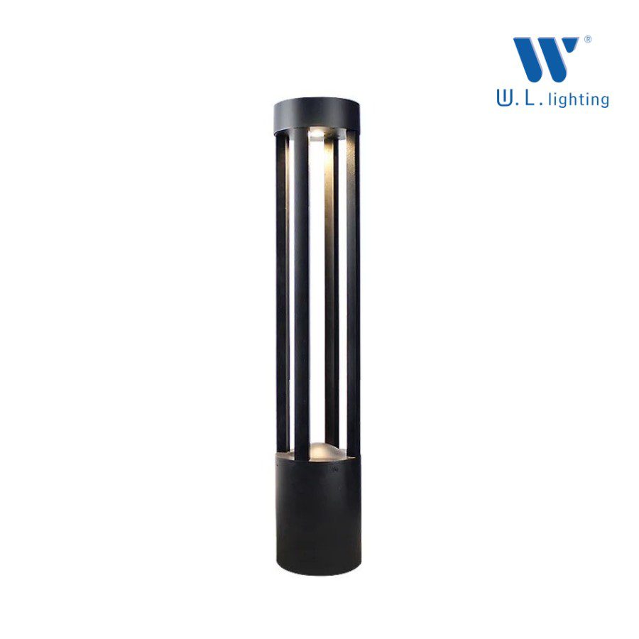 โคมไฟสนาม LED WL-F5006-10W-100CM-BK