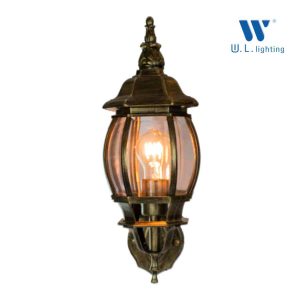 โคมไฟกิ่ง โคมไฟติดผนังภายนอก ขั้ว E27 รุ่น WL-A82-BK/BG สีดำ/สีดำปัดทอง - Image 4