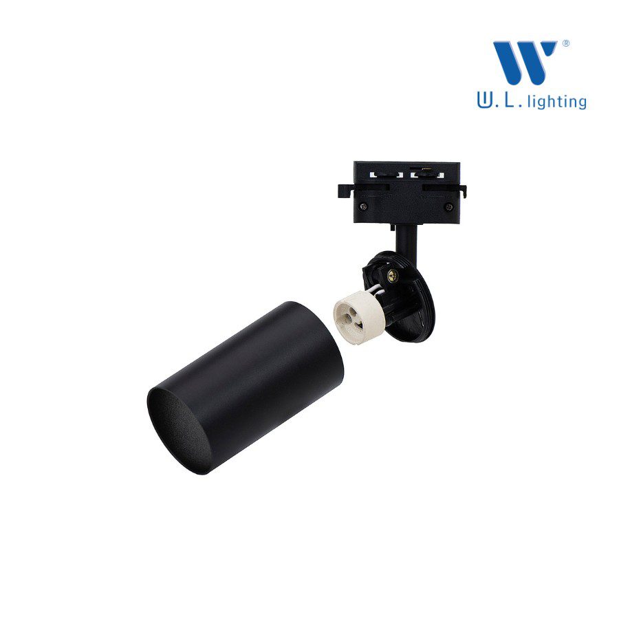 โคมไฟแทรคไลท์ไลท์ สีดำ ไฟเข้าราง ขั้ว GU10 รุ่น WL-JP9B-T-GU10-BK - Image 4