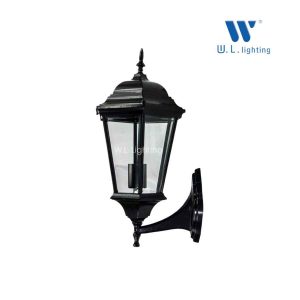โคมไฟกิ่ง โคมไฟติดผนังภายนอก ขั้ว E27 รุ่น WL-A68-BK สีดำ