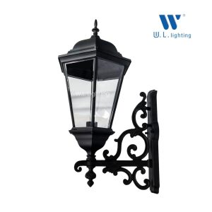 โคมไฟกิ่ง โคมไฟติดผนังภายนอก ขั้ว E27 รุ่น WL-A68-XL-BK สีดำ