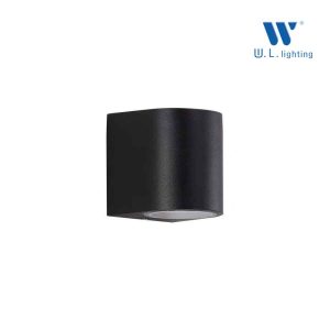 โคมไฟติดผนังภายนอก ขั้ว GU10 ส่องทางเดียว รุ่น WL-B11-1-GU10-BK