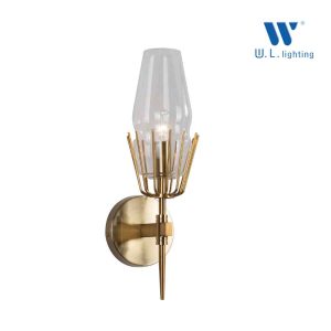 โคมไฟกิ่งติดผนังภายใน Modern Luxury wall lamp รุ่น WL-C1979-1KG ขั้ว E14x1