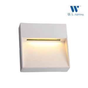 โคมไฟติดผนังภายนอก LED 3W (3000K) สีขาว รุ่น WL-GS017F-3W-WH
