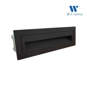 โคมไฟติดผนังภายนอก LED 6W (3000K) สีดำ รุ่น WL-GS019-6W-BK