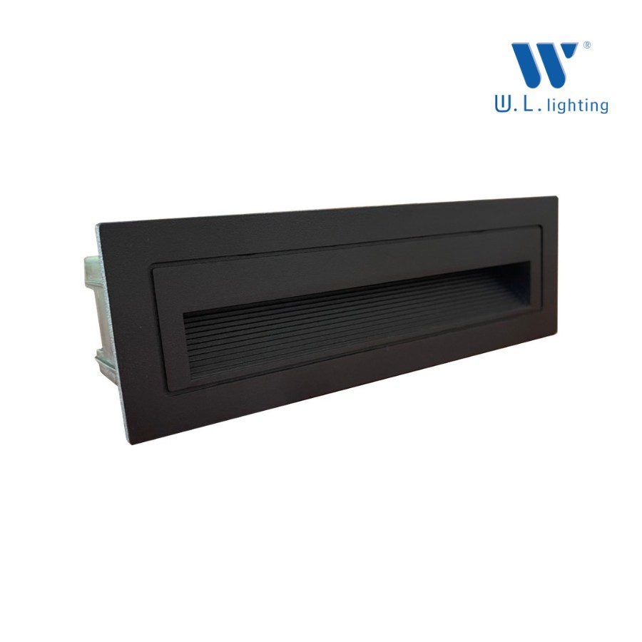 โคมไฟติดผนังภายนอก LED 6W (3000K) สีดำ รุ่น WL-GS019-6W-BK - Image 2