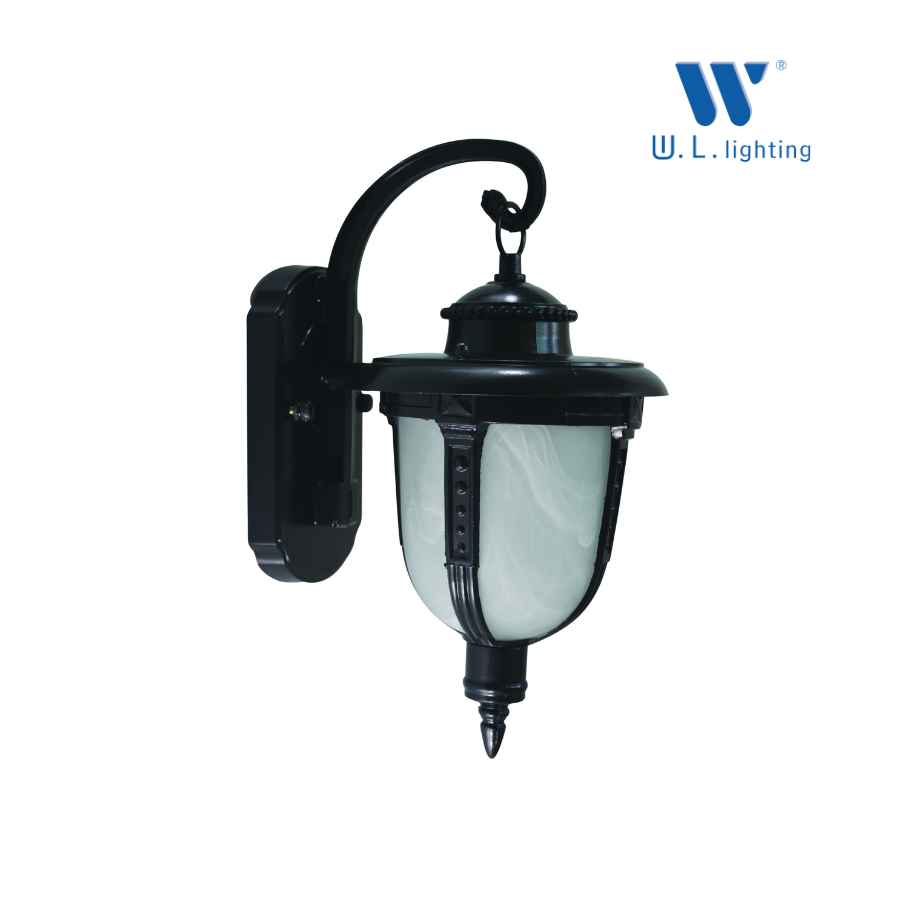 โคมไฟติดผนังภายนอก สีดำ/ดำปัดทอง ขั้ว E27 รุ่น WL-TY0902-BK/BG - Image 2