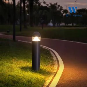 โคมไฟสนาม LED  WL-F9009-12W-600BK