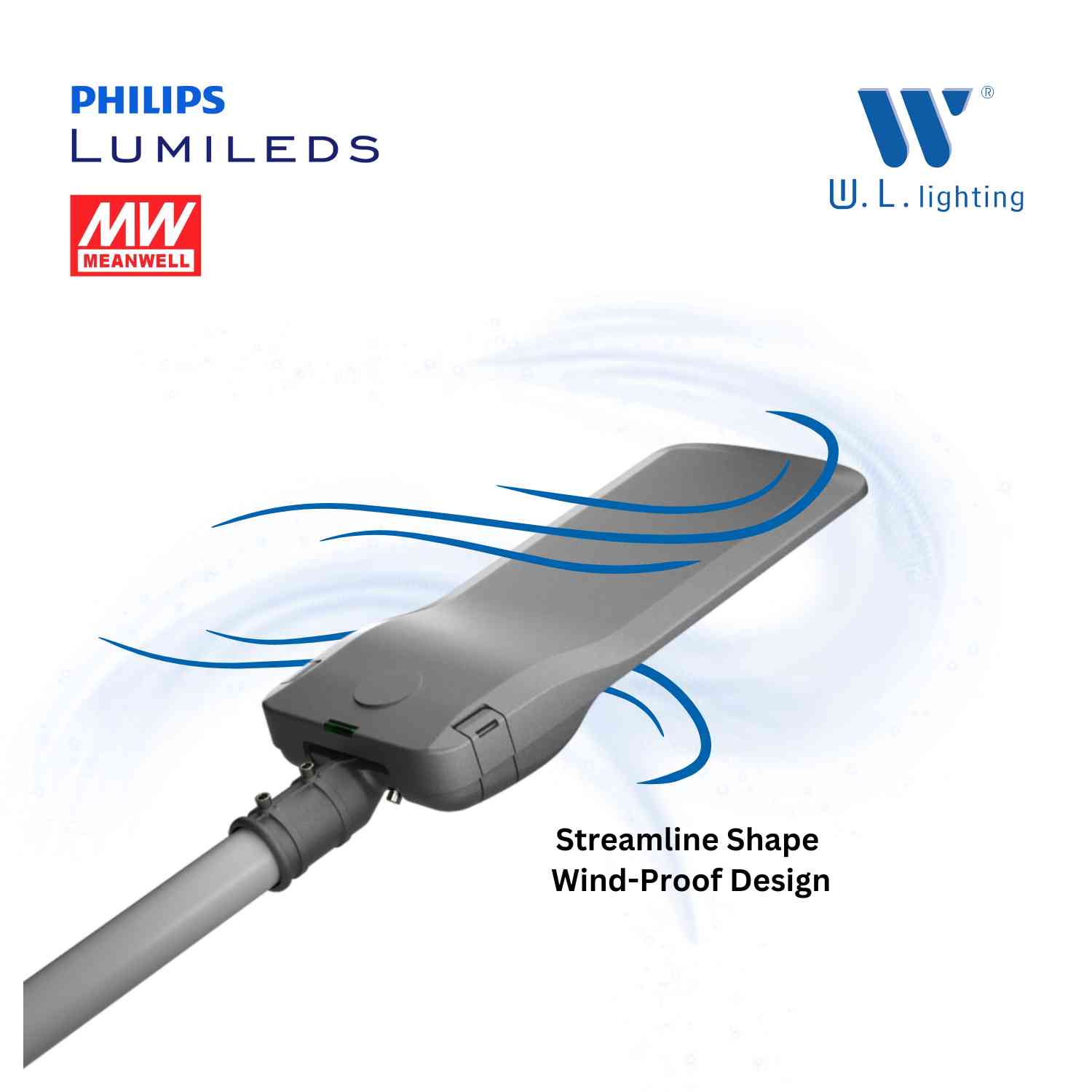 โคมไฟถนน LED STREET LIGHT 50W-200W (150lm/W) รุ่น HL-LD-124A - Image 4