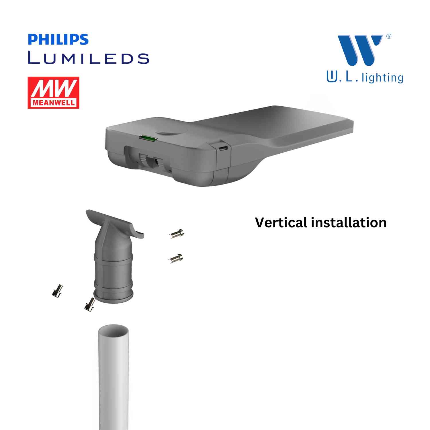 โคมไฟถนน LED STREET LIGHT 50W-200W (150lm/W) รุ่น HL-LD-124A - Image 3
