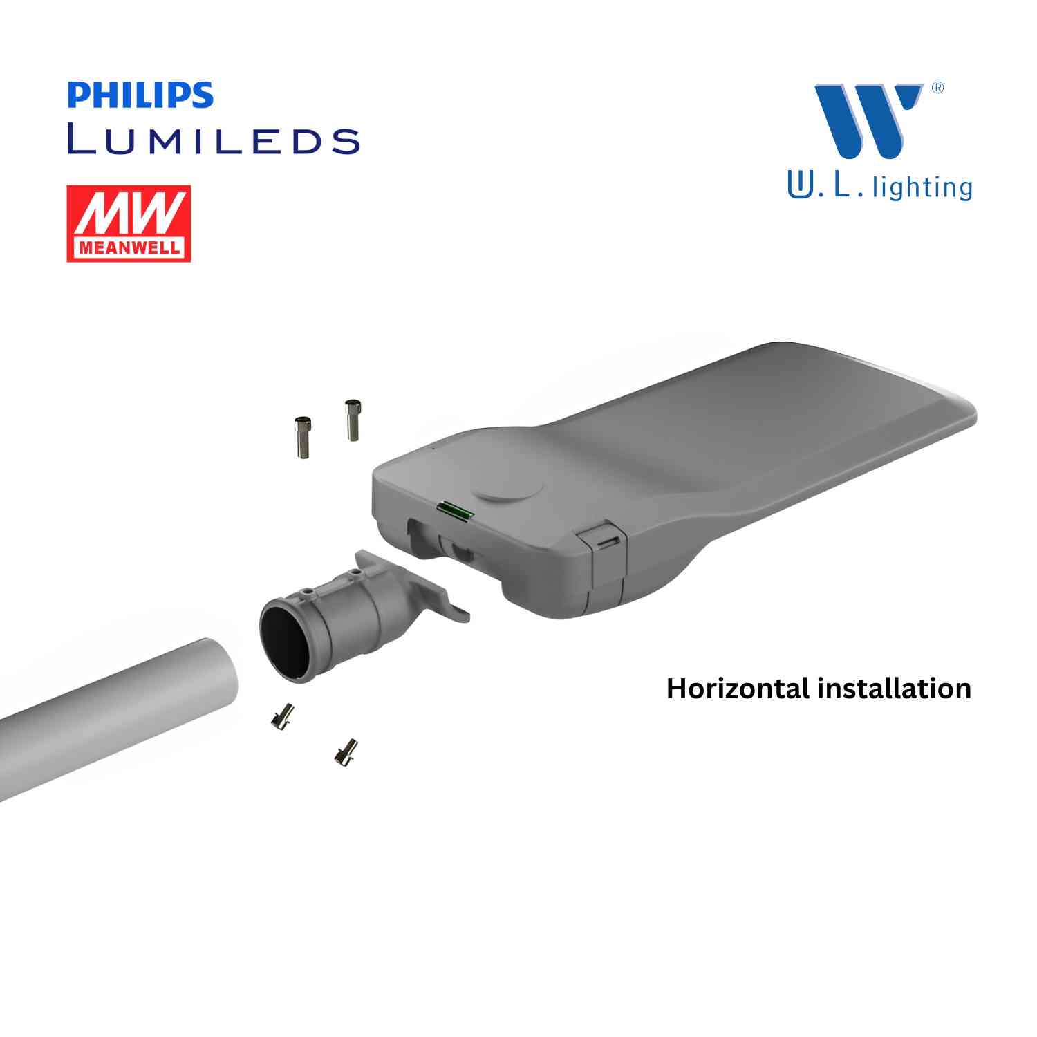โคมไฟถนน LED STREET LIGHT 50W-200W (150lm/W) รุ่น HL-LD-124A - Image 2