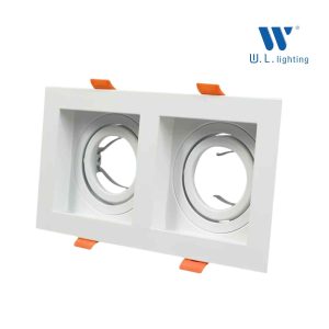 โคมไฟดาวน์ไลท์ ปรับหน้าได้ ขั้ว MR16/GU10 รุ่น WL-571B-2WH/BK สีดำ-ขาว