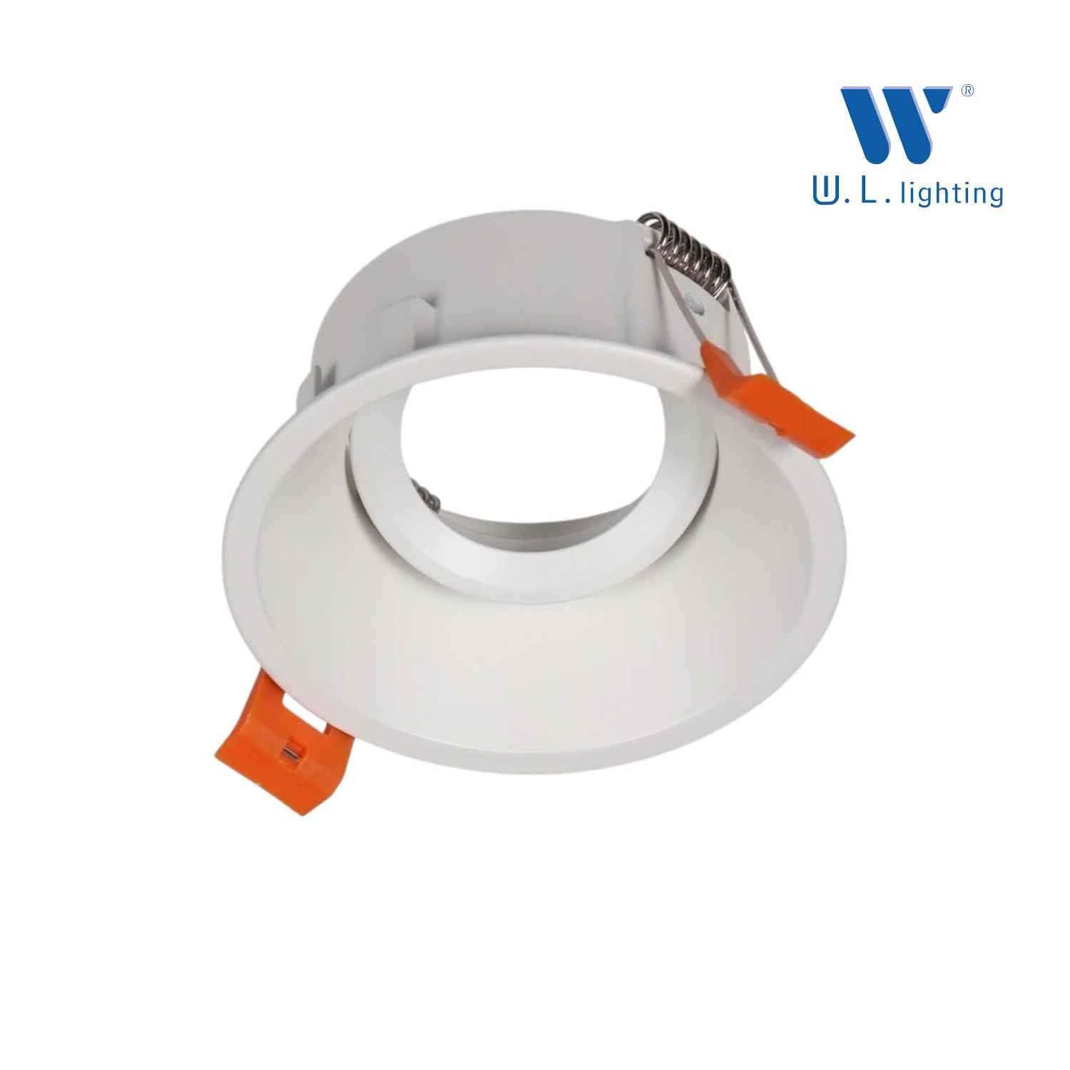 โคมไฟดาวน์ไลท์ ปรับหน้าได้ ขั้ว MR16/GU10 รุ่น WL-581-MR16/GU10 สีดำ-ขาว