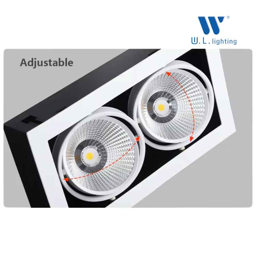 โคมไฟดาวน์ไลท์ ปรับหน้าได้ LED ในตัว 10/20/30 วัตต์ รุ่น WL-S460 - Image 4