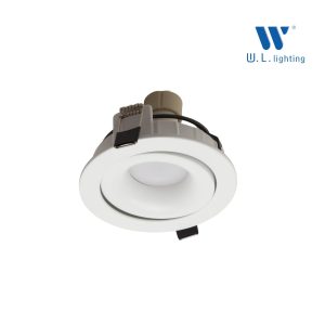 WL-577-R-WH-GU10 ดาวน์ไลท์ปรับมุมได้ 360° GU10 / MR16 สีขาว