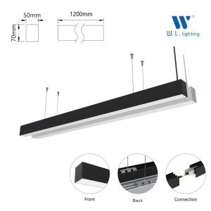 โคมไฟออฟฟิศ โคมห้อยสลิง LINEAR LED LAMP 40W รุ่น WL-JS5070-120-40W