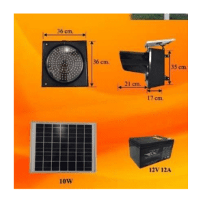 ไฟกระพริบเตือนภัยโซล่า รุ่น WL-Solar Traffic Light-OR - Image 3