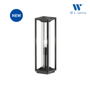 โคมไฟสนาม ขั้ว E27 สูง60CM รุ่น WL-F1200-60CM-BK