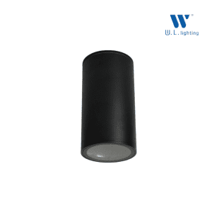 โคมไฟดาวน์ไลท์ติดลอย กันน้ำ ขั้ว E27 สีดำ รุ่น WL-D450-E27-BK