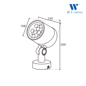 โคมไฟส่องต้นไม้ LED 18W รุ่น WL-JP015-18W - Image 3