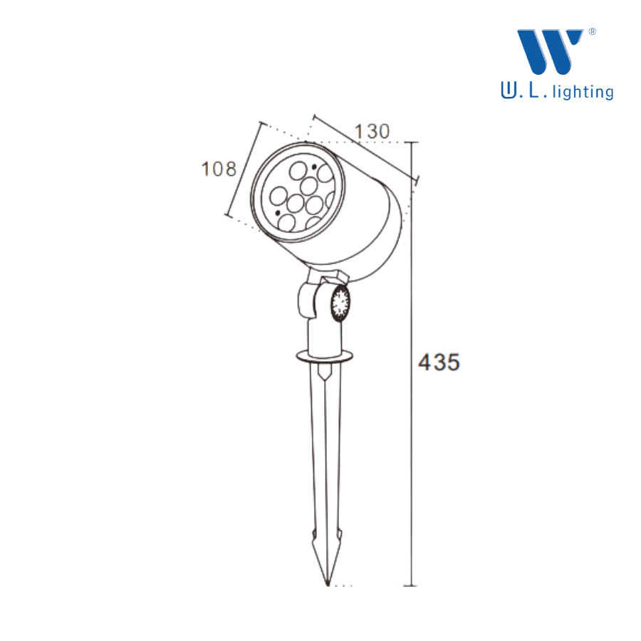 โคมไฟส่องต้นไม้ LED 18W รุ่น WL-JP016-18W - Image 2