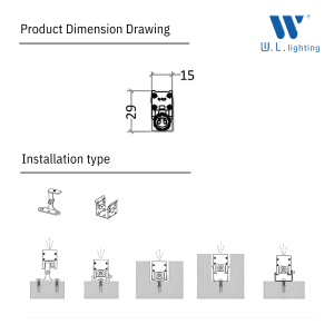 โคมไฟเส้นตกแต่งอาคารภายนอก รุ่น WL-LN1529-24V-12W