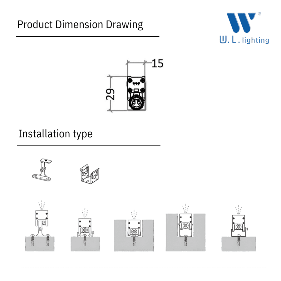 โคมไฟเส้นตกแต่งอาคารภายนอก รุ่น WL-LN1529-24V-12W - Image 2