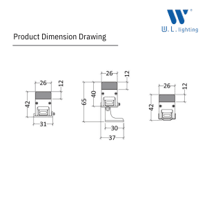 โคมไฟเส้นตกแต่งอาคารภายนอก รุ่น WL-LN2642-24V-12W